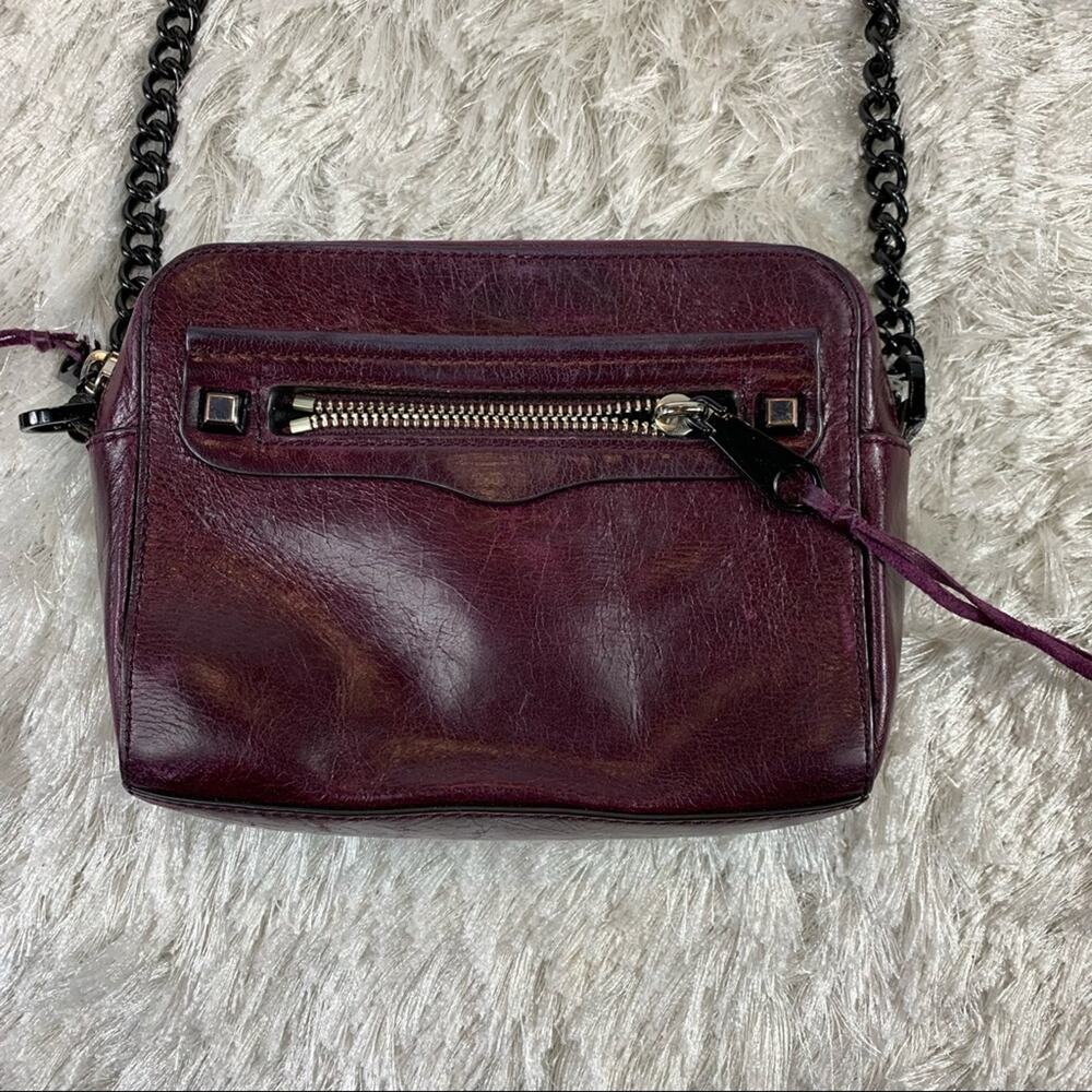Rebecca Minkoff Reagan Camera Crossbody Bag Wine - Picture 2 of 8